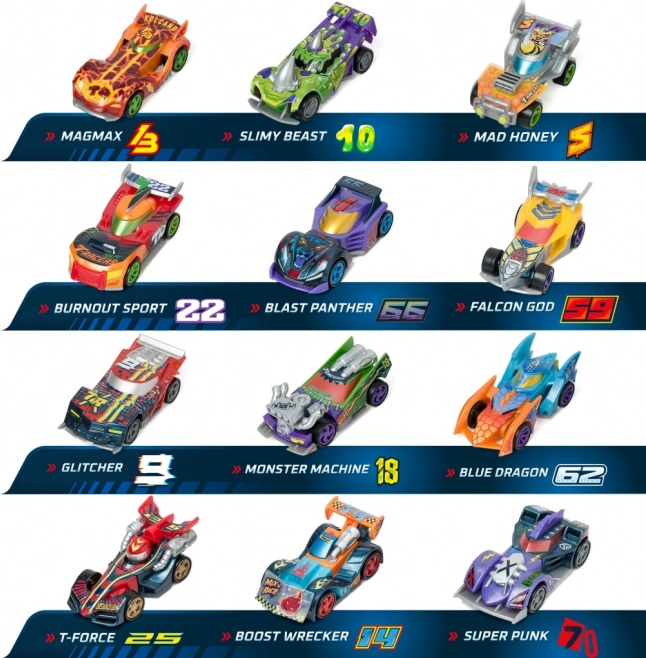 T-Racers Mix 'N Race biler 3 stk