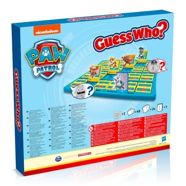 Brætspil Gæt Hvem? Paw Patrol