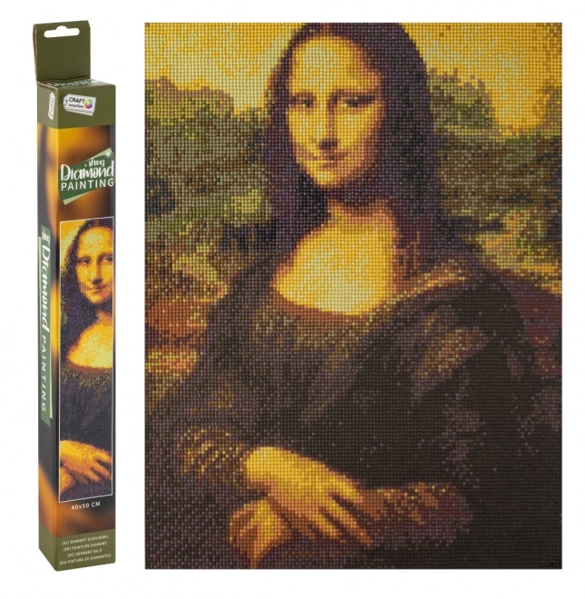 Sæt til diamantmaling - Mona Lisa