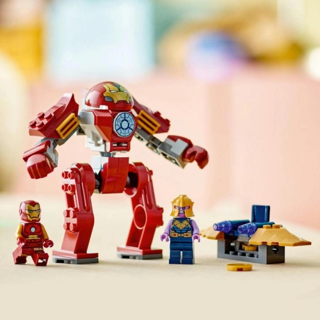 Lego Marvel Iron Man Hulkbuster mod Thanos
