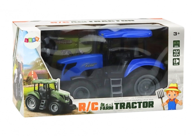 Fjernstyret traktor RC 2.4G Lyde Blå