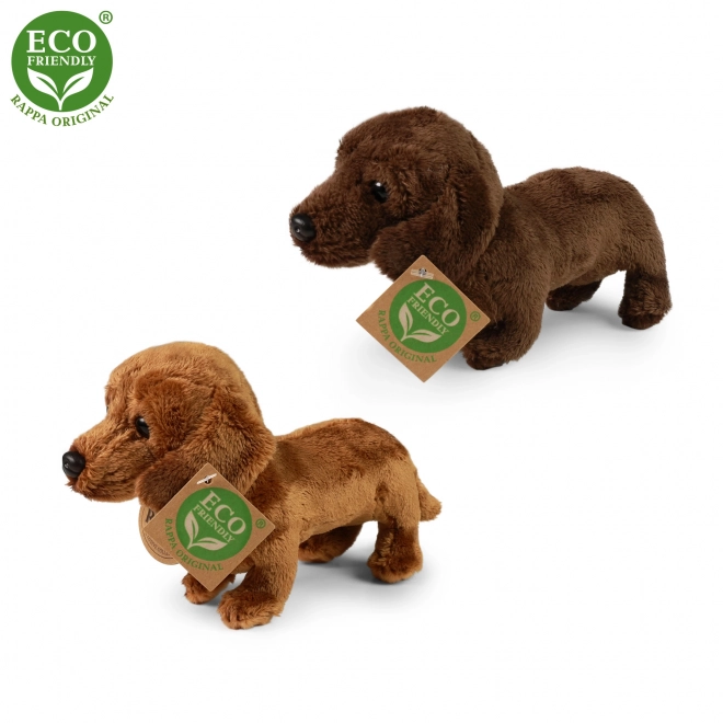 Plys hund gravhund stående 2dr. 19 cm MILJØVENLIG