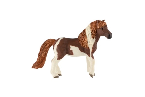 Hjemmelavet shetlandspony i plast, 12 cm i pose