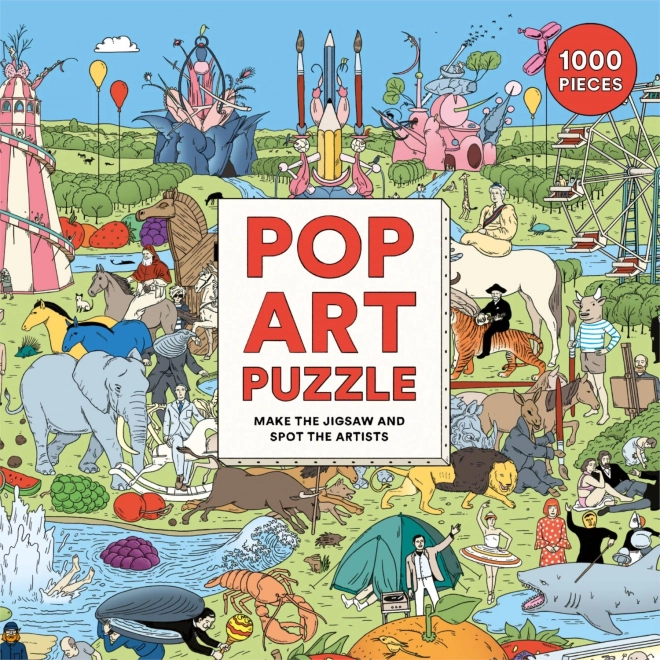 Puslespil Pop Art 1000 brikker