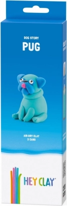 Modelervoks Hey Clay Figur Hund Mops