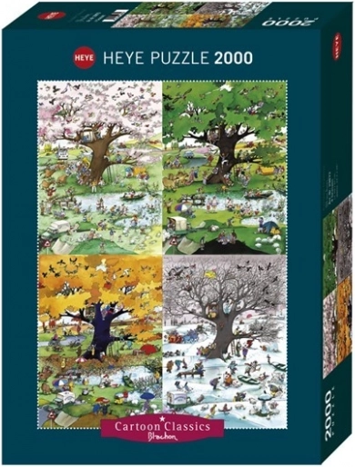 Puslespil 2000 brikker HEYE – fire årstider