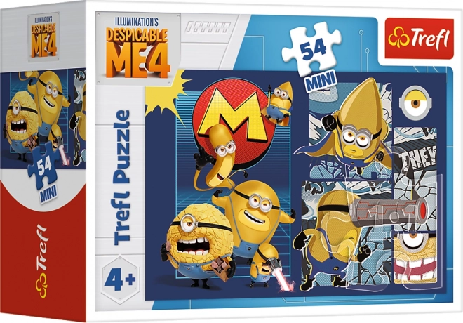 Puslespil Grusomme Mig 4: Sjov med Minions 54 brikker