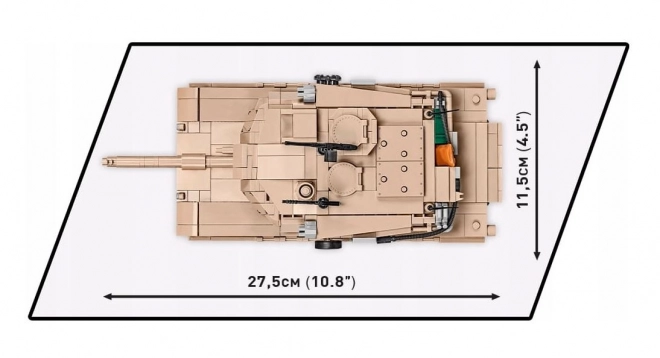 COBI 2622 Væbnede Styrker Abrams M1A2, 1:35, 982 k, 1 f