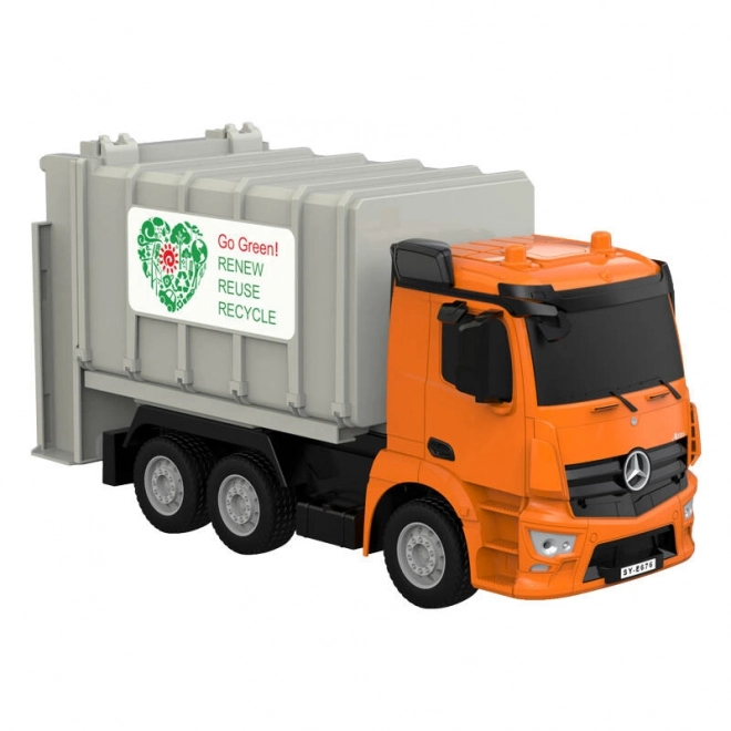 RC renovationsbil med fjernbetjening 1:26 Double Eagle (orange) Mercedes-Benz Antos E676-003