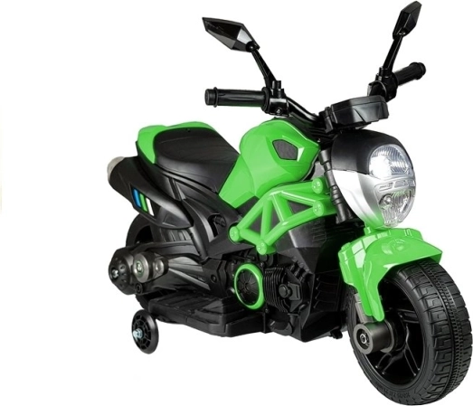 Elektrisk børnemotorcykel 6V grøn GTM1188