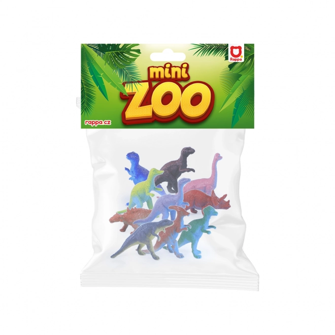 Sæt med 10 farverige dinosaurfigurer til børn