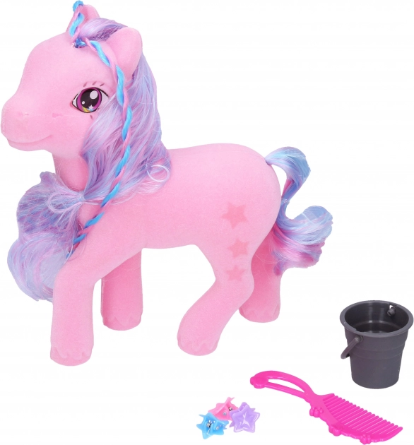 Pony med fletninger til styling