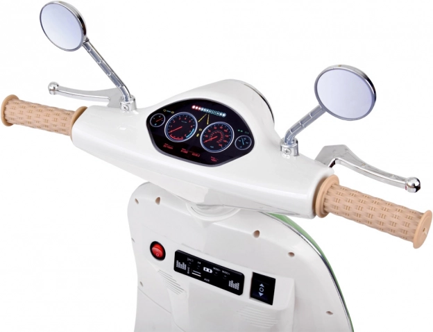Klassisk elektrisk børnescooter orange – Grøn