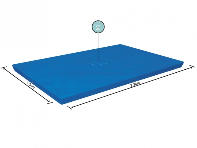 Overtræk til rektangulær pool Bestway 224x154 cm