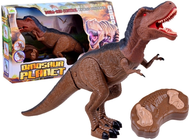 Interaktiv T‑Rex dinosaur med fjernbetjening