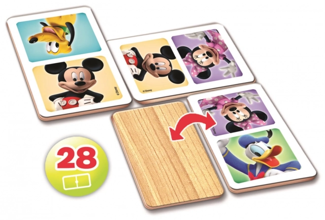 Trædomino Mickey og Minnie