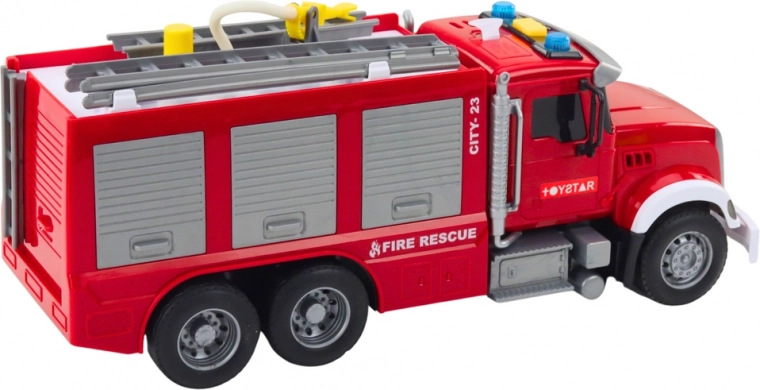 Lys og lyde som hos rigtige brandfolk