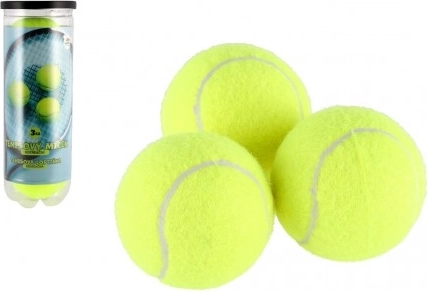 Tennisbolde til rekreativt spil, 3 stk. i rør