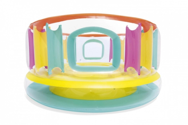 Oppustelig trampolin til børn