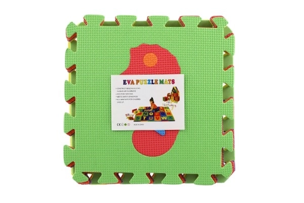Skum puslespil Dyr 29x29x1cm 10 stk. i folie