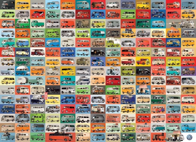 Puslespil EUROGRAPHICS VW Groovy Bus – 1000 brikker