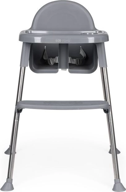 ECOTOYS Spisestol 2i1 grå