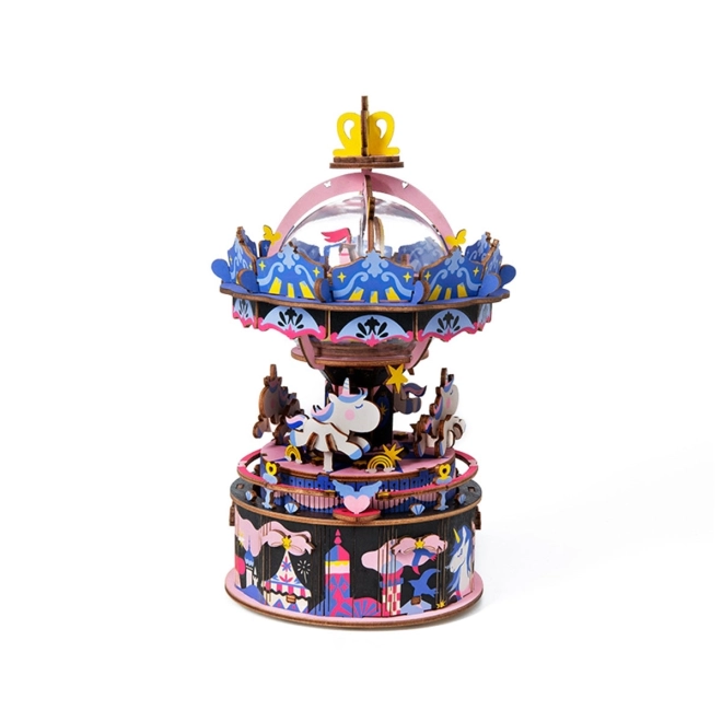 RoboTime 3D puslespil Glade karrusel