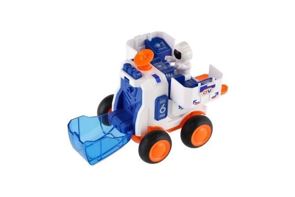 Bil rumfart plast 8x9cm på inerti 2 farver