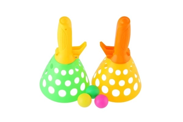 Fang boldleg 2stk plast 19cm + 3 bolde i net