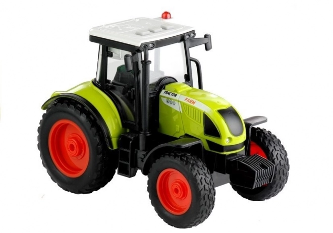 Traktor med ballepresser