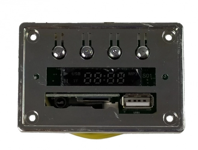 Musikpanel til bil på batteri