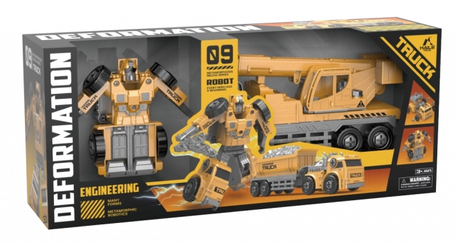 Transformerende lastbilkran - robot