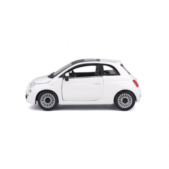 Bburago 1:24 Fiat 500 (2007) Hvid