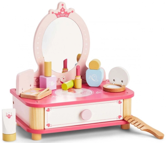 Træ toiletbord