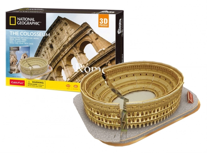 3D puslespil CubicFun National Geographic Colosseum 131 brikker