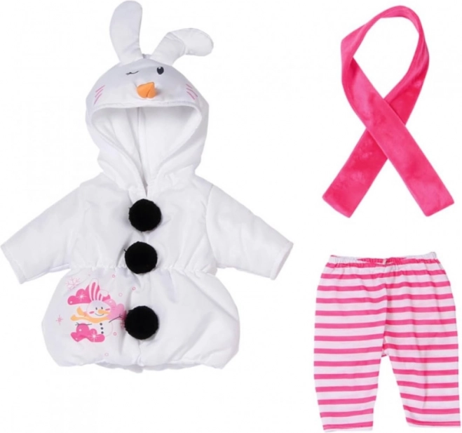 Modedragt Dolly the Snowman til Baby Born-dukke