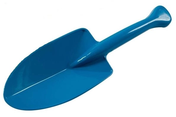 Farverig plastskovl 27 cm