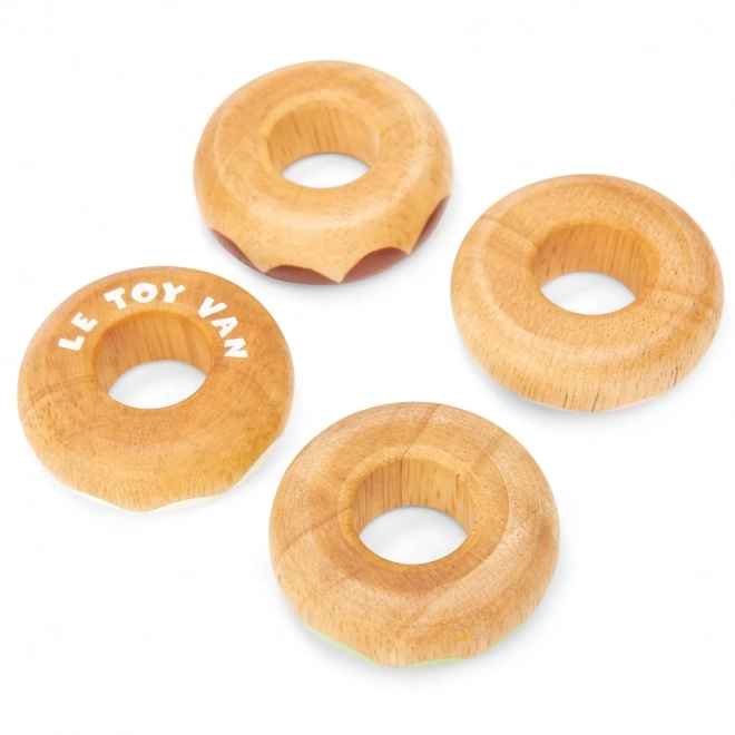 Sæt med trÃ¦donuts