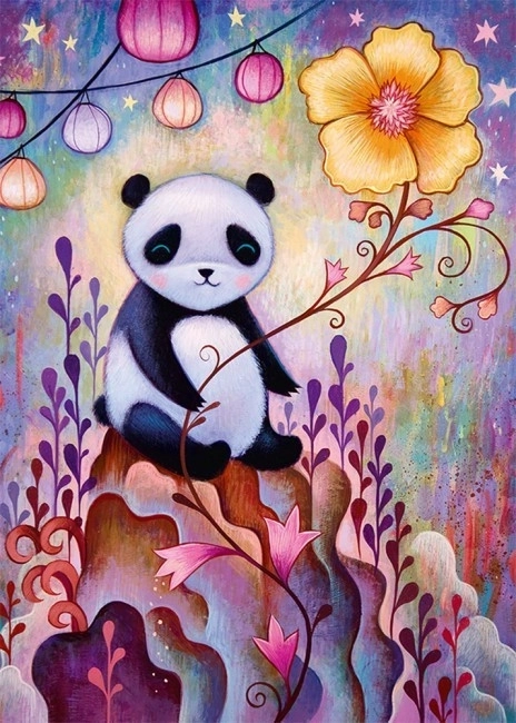 Puslespil 1000 dele Panda