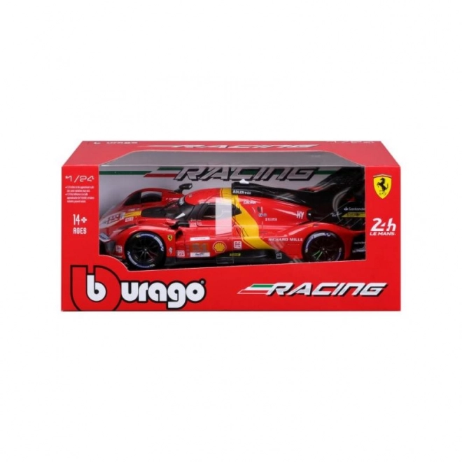 Bburago 1:24 Ferrari Racing - 499P LMH - Rød #51