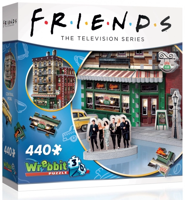 WREBBIT 3D-puslespil Venner: Central Perk 440 brikker