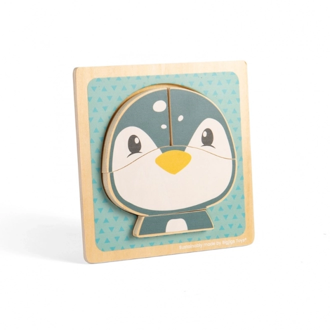 Træpuslespil Pingvin Bigjigs Toys
