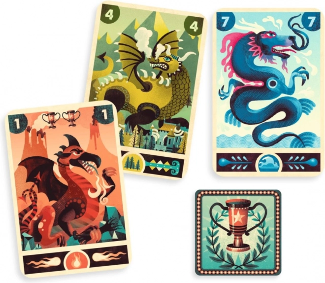 DJECO Kortspil Dragon deck
