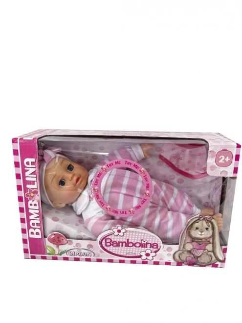 Interaktiv dukke Bambolina Bebe 34 cm
