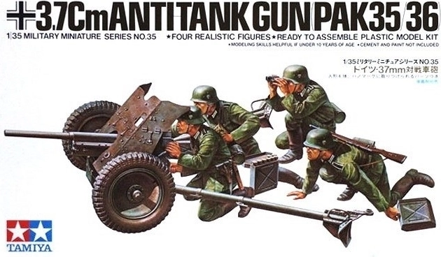 Tysk 37 mm panserværnskanon model
