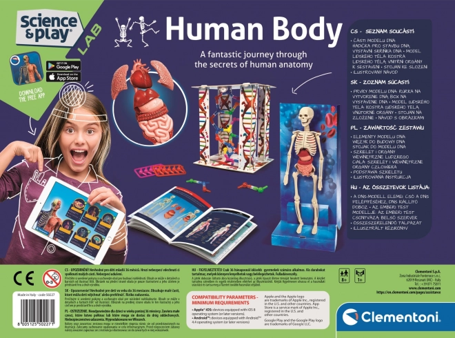 CLEMENTONI Science&Play: Menneskekroppen 2023