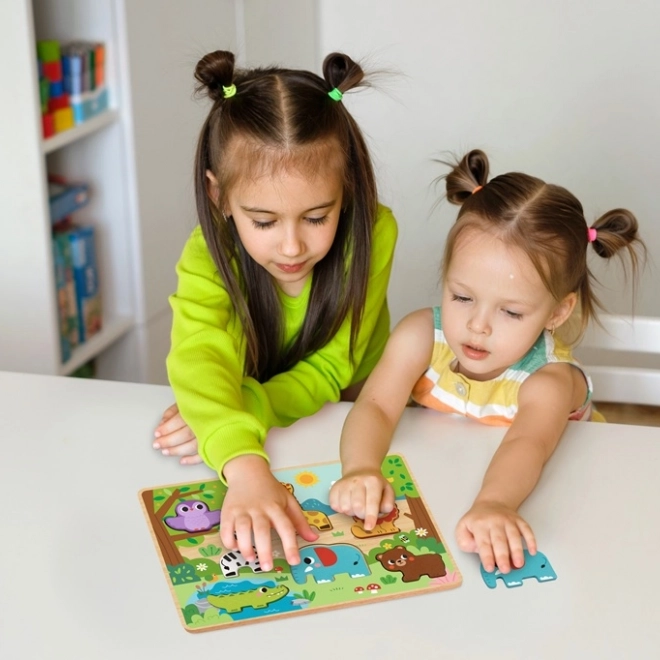 2Kids Toys indsætningspuslespil Dyr