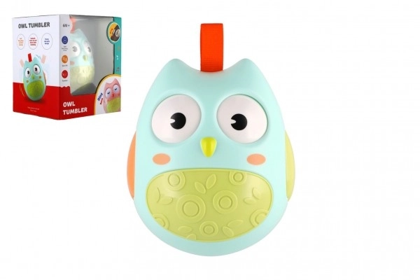 Roly Poly ugle plast 11cm med lyd i kassen 14x16x12cm 6m+