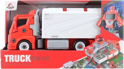 Skruelastbil 2-i-1 – brandstation eller robot