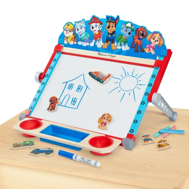 Paw Patrol - bord kunstcenter 4 i 1